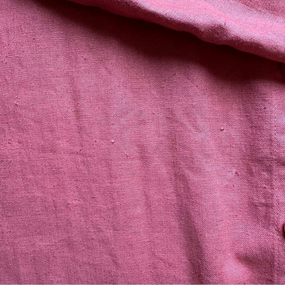 Maggie McNaughton Women's Salmon Washable Linen Blend Shirt 2X NWT Plus - Picture 14 of 15